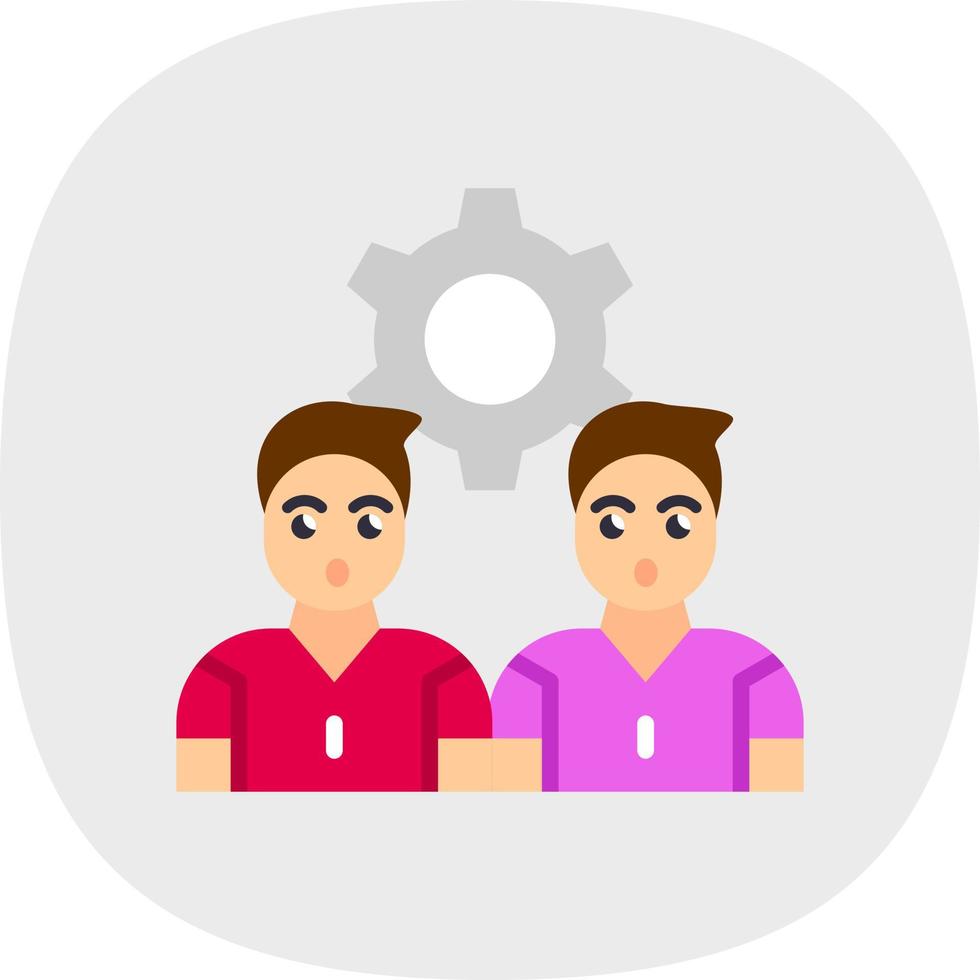 Team Management Vector Icon Design