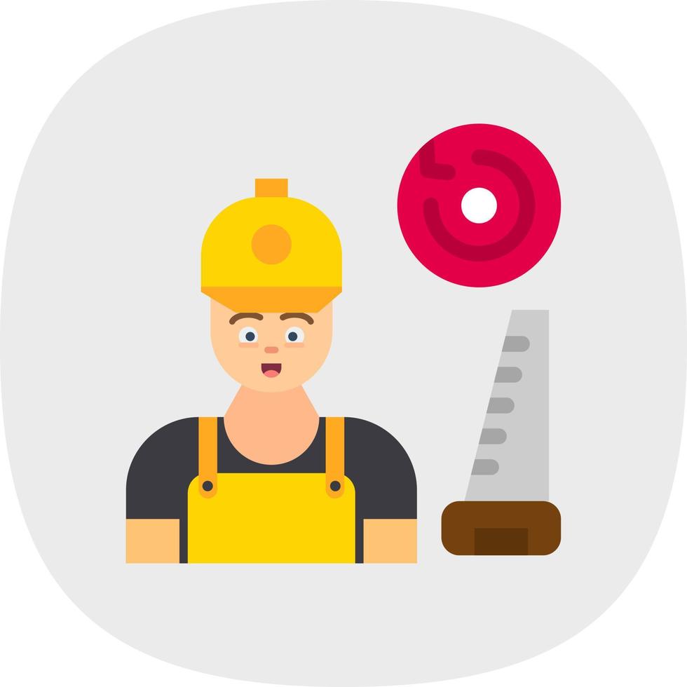 Carpenter Vector Icon Design