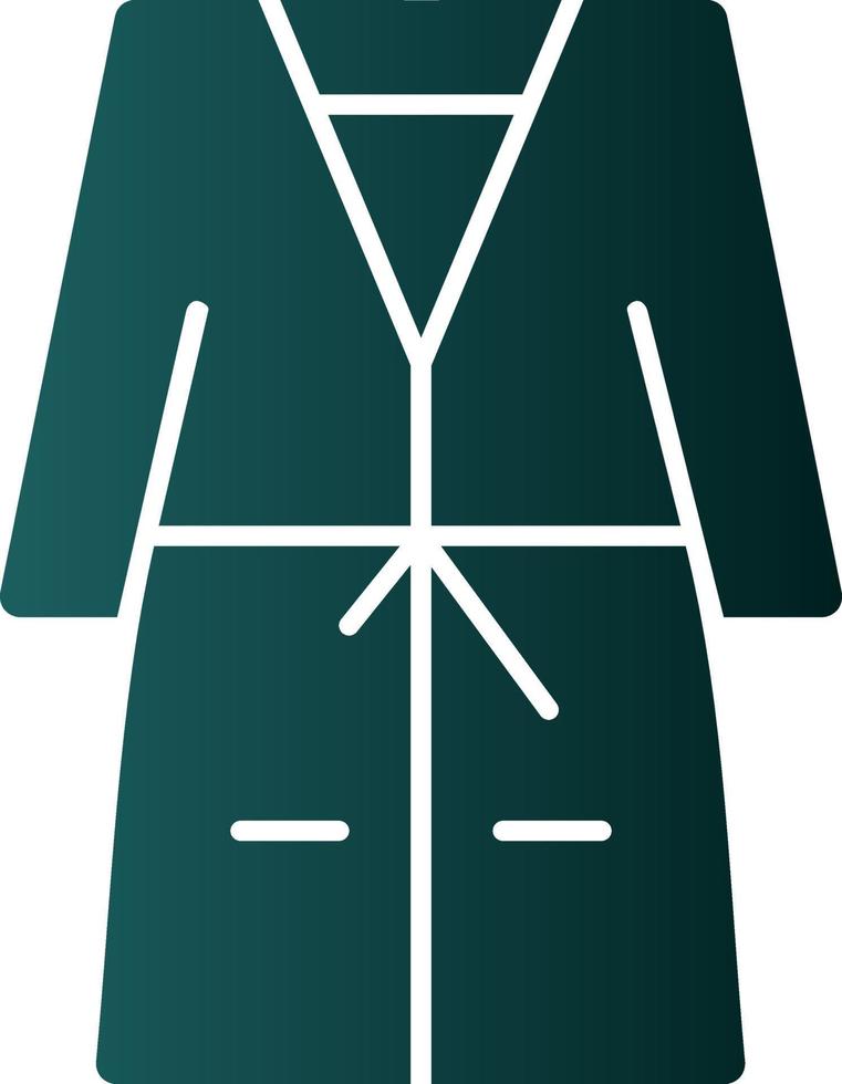 Bath Robe Vector Icon Design