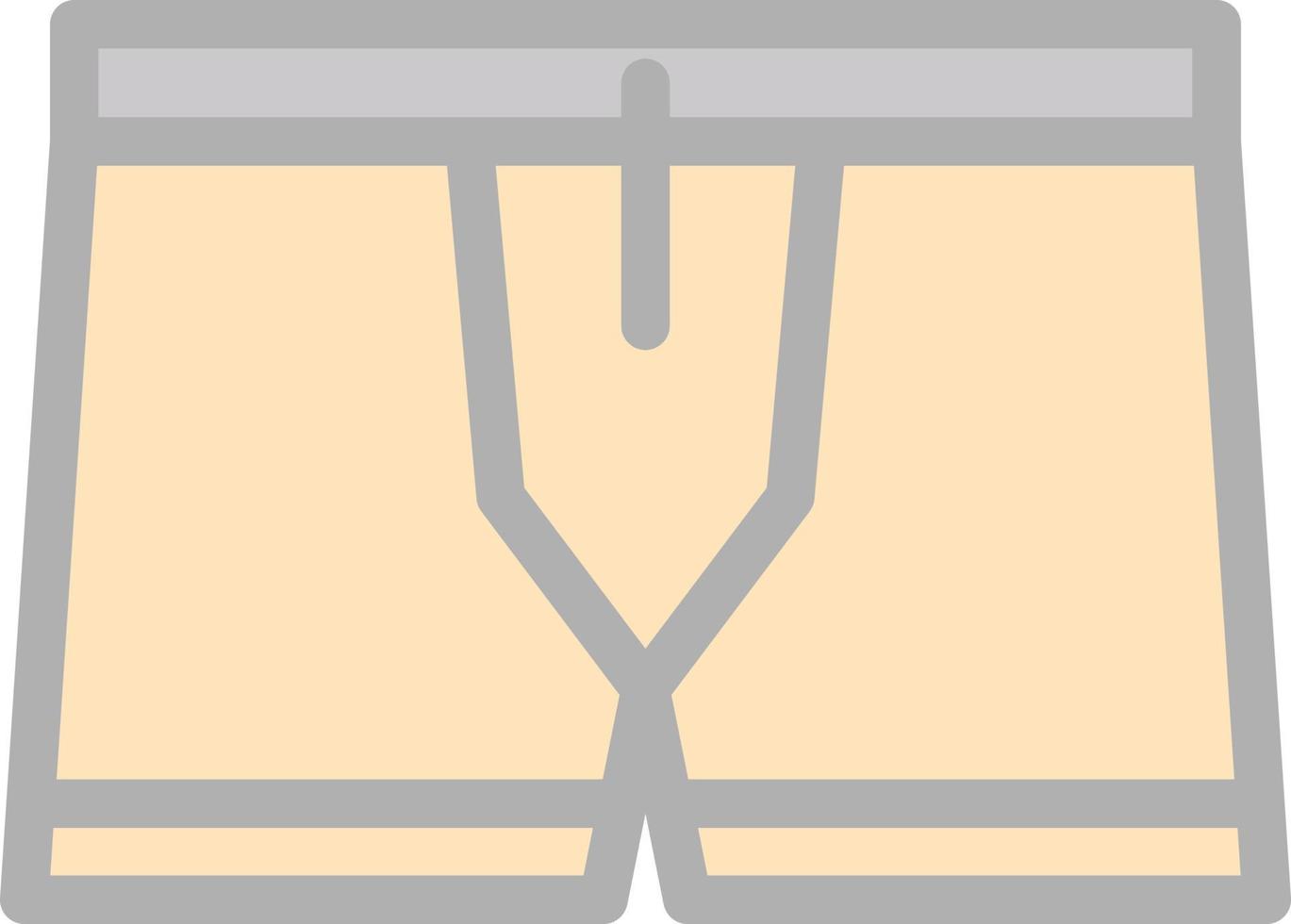Boxer Shorts Vector Icon Design
