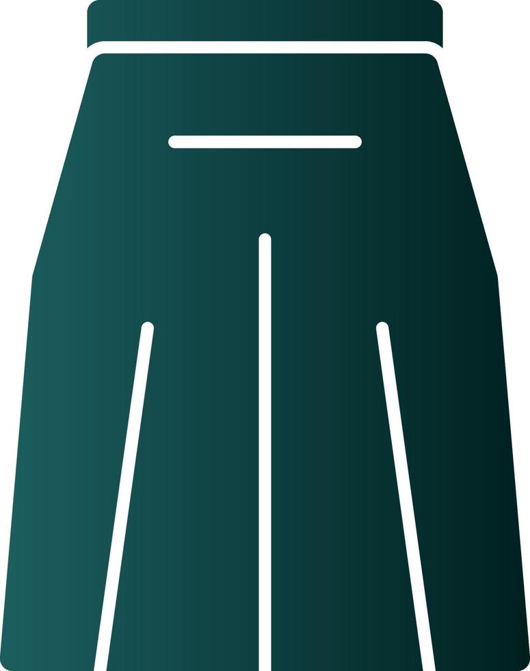 Long Skirt Vector Icon Design
