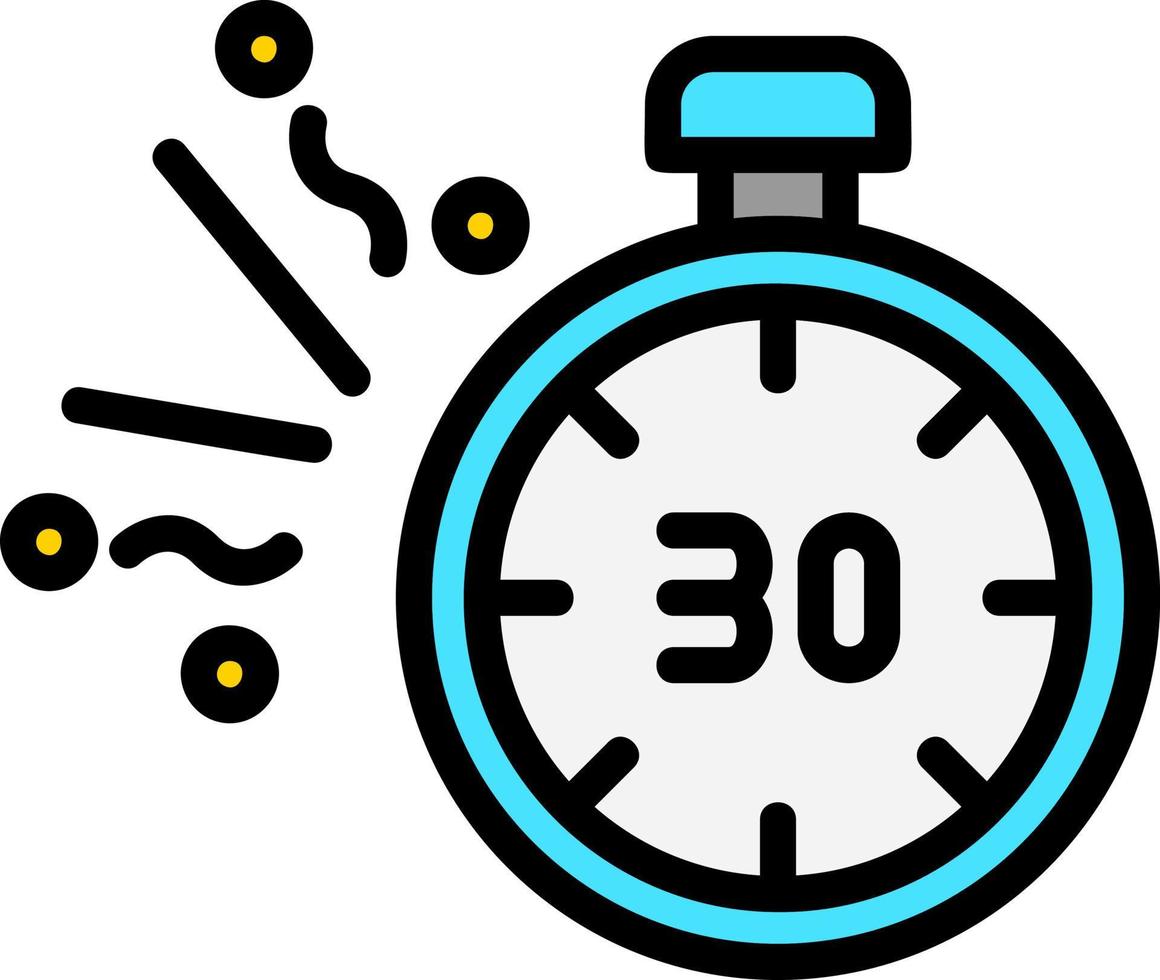 Countdown Vector Icon Design