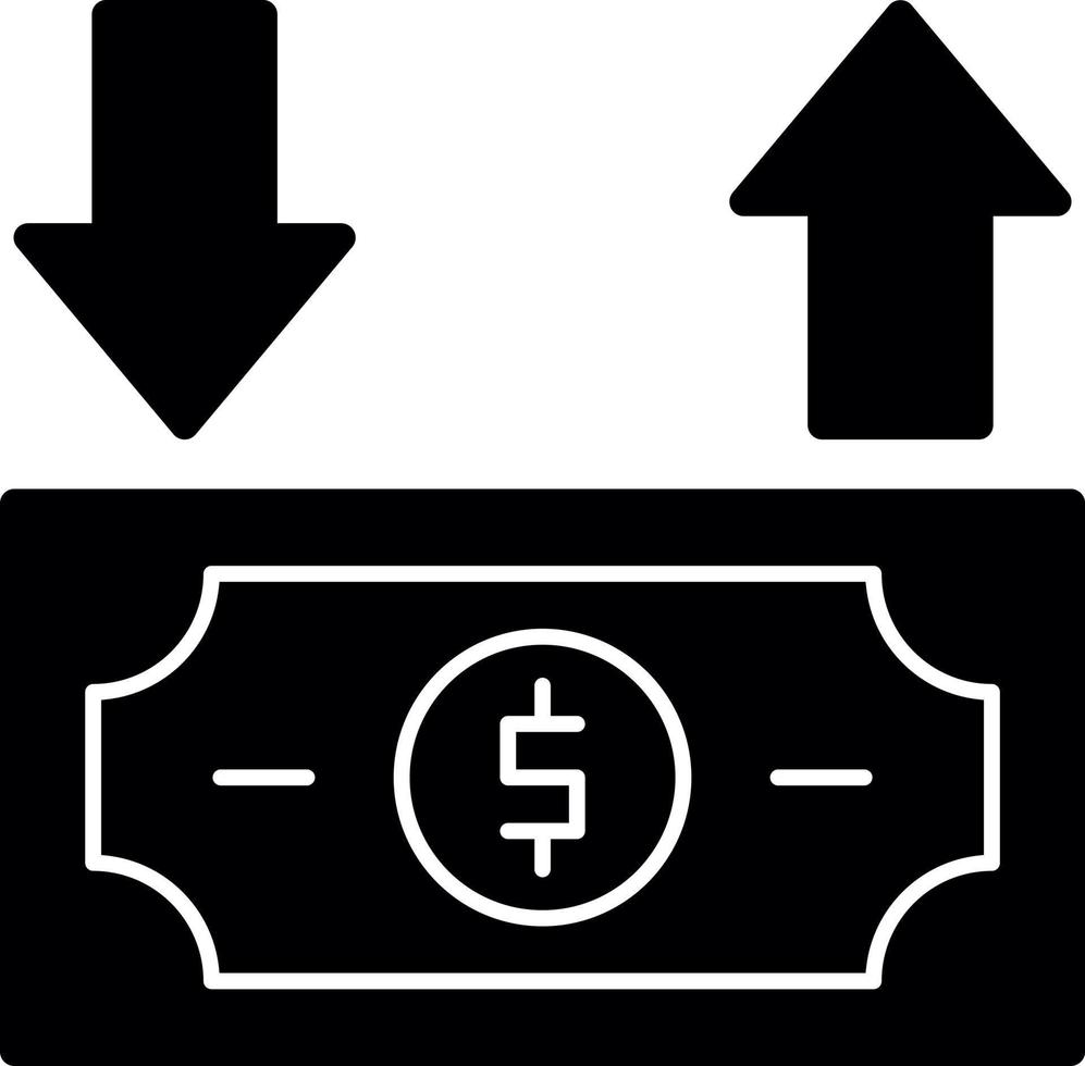 Cash Flow Vector Icon Design