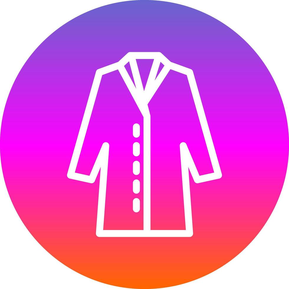 Lab Coat Vector Icon Design