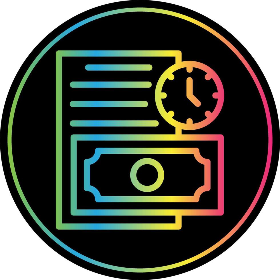 Long Term Debt Vector Icon Design