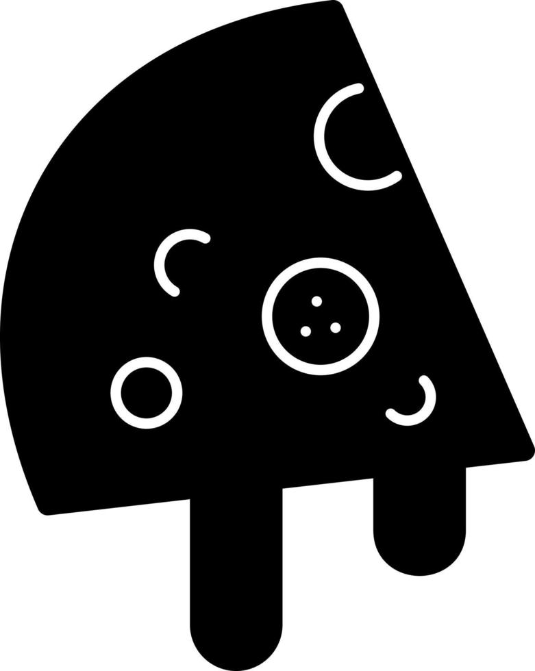 Pizza Slice Vector Icon Design