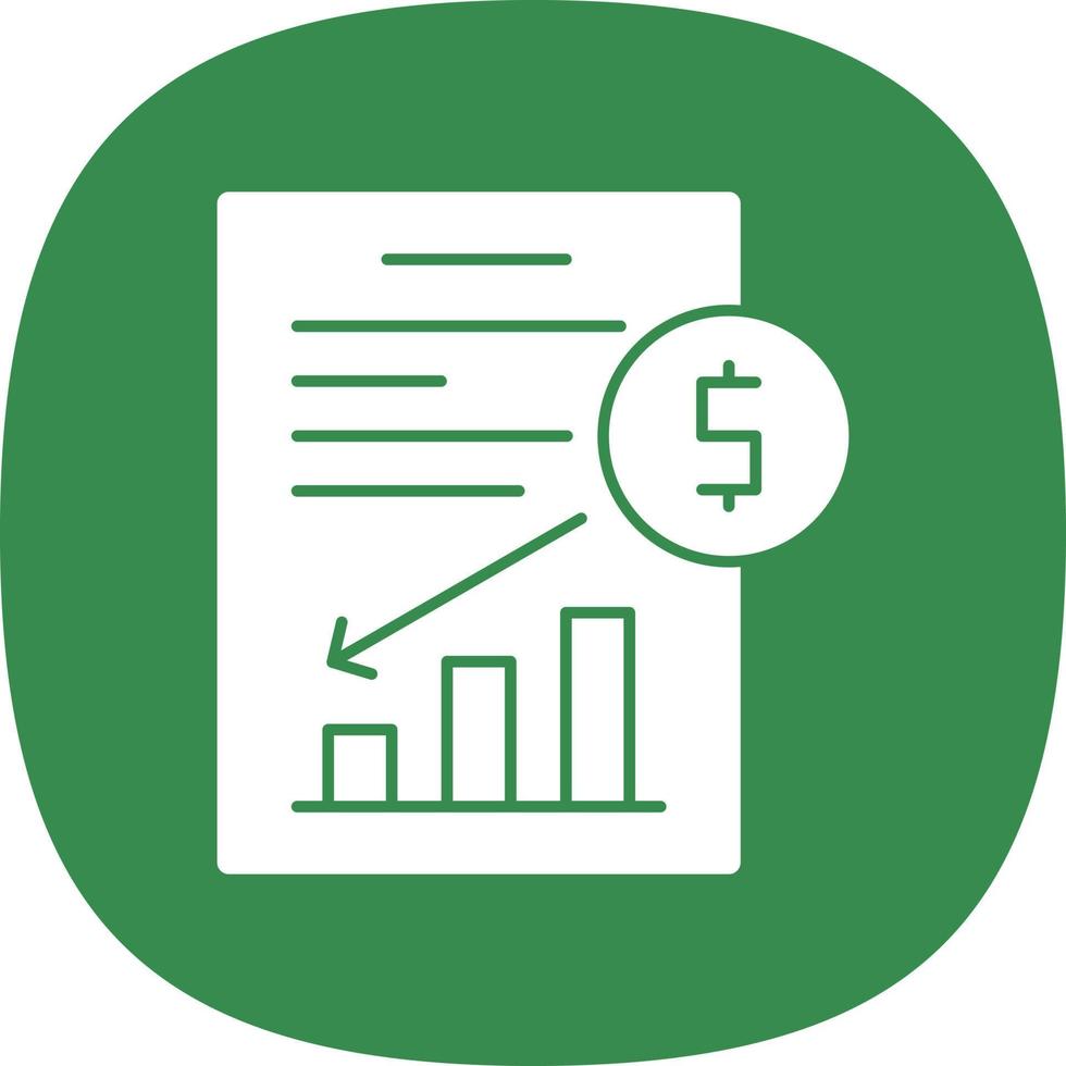 Depreciation Vector Icon Design