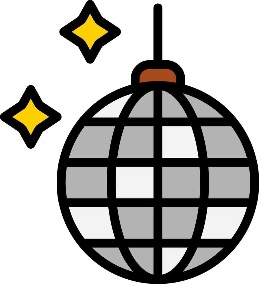 diseño de icono de vector de bola de discoteca