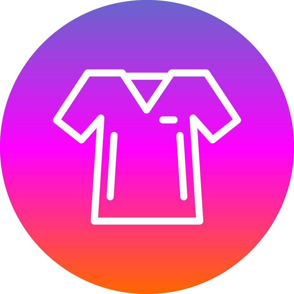 diseño de icono de vector de camisa con cuello en v