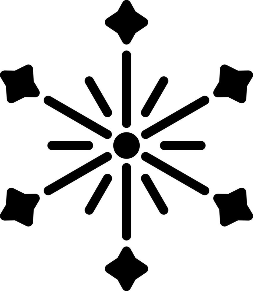 Fireworks Vector Icon Design