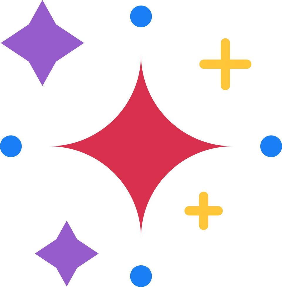 Sparkles Vector Icon Design