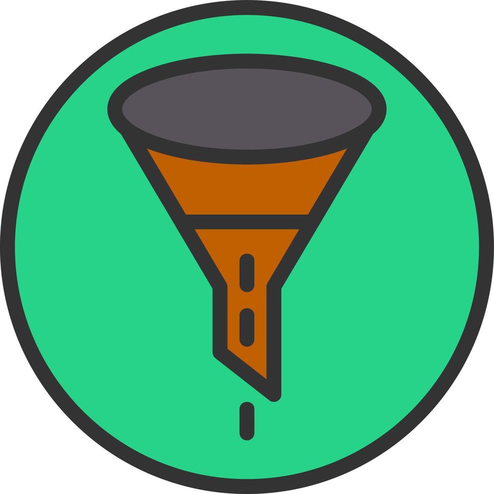 Funnel Vector Icon Design