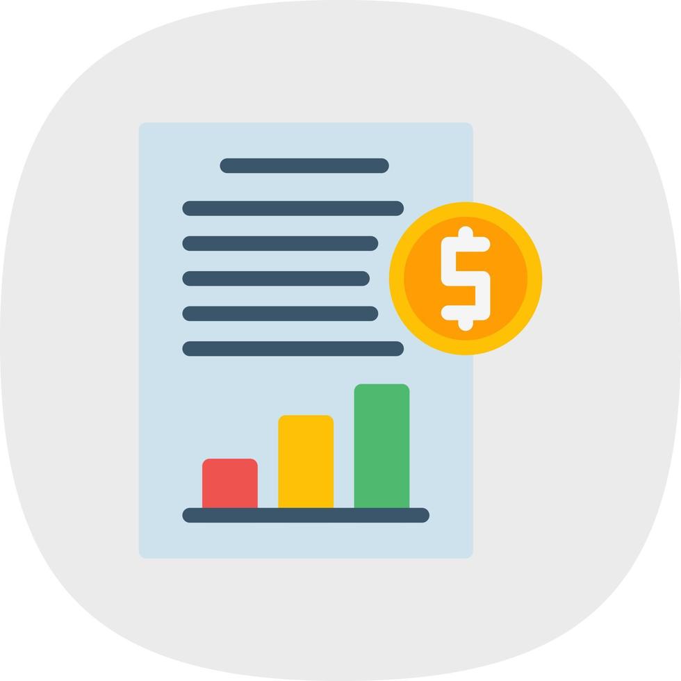Cash Flow Statement Vector Icon Design