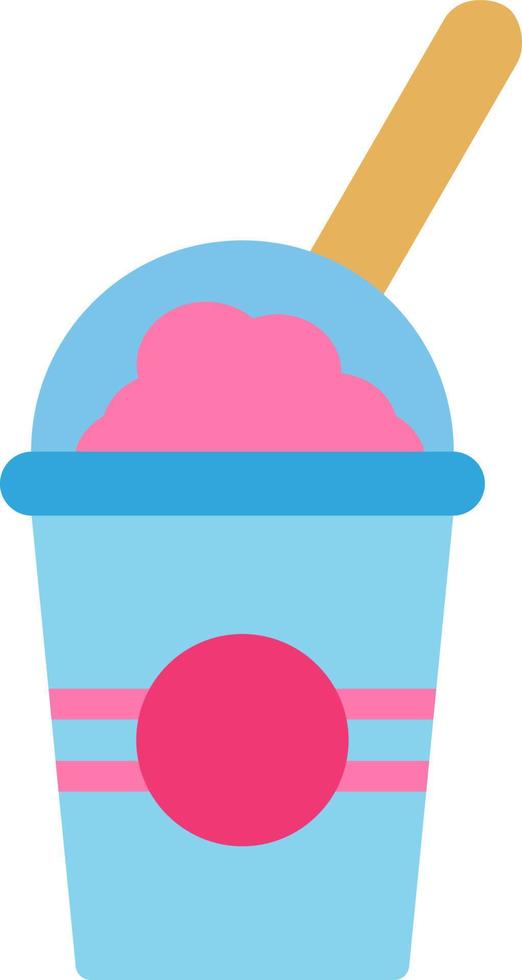 Milkshake Vector Icon Design