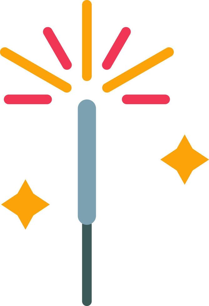 Sparkler Vector Icon Design