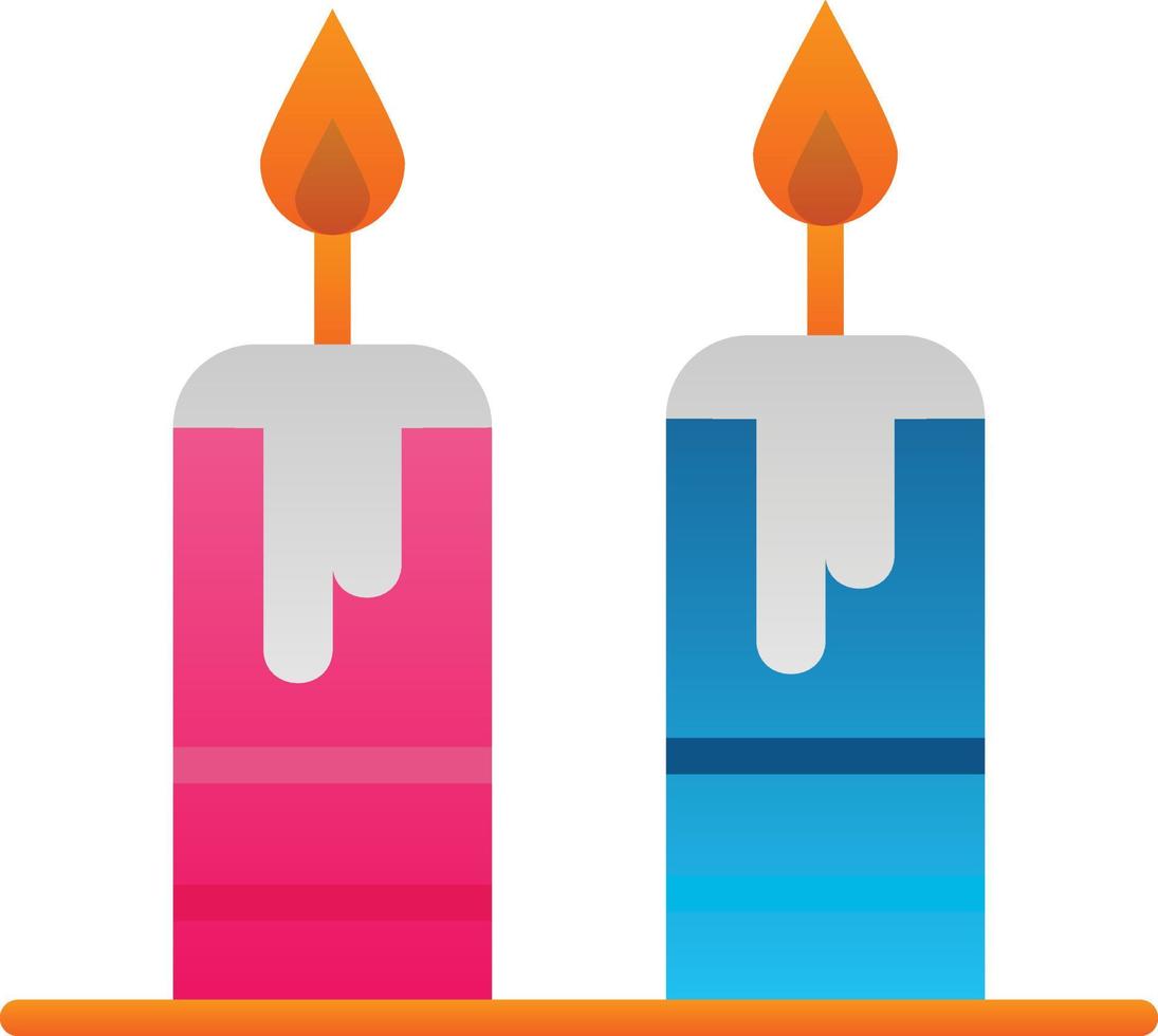 diseño de icono de vector de velas