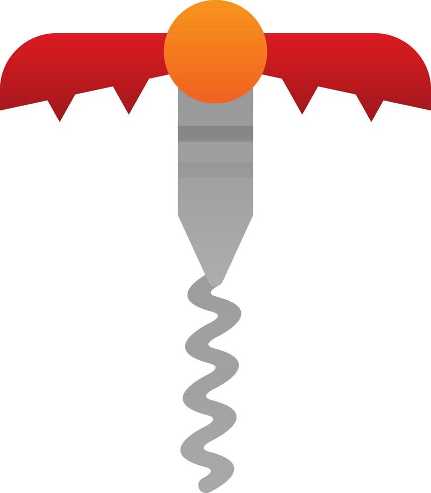 Corkscrew Vector Icon Design