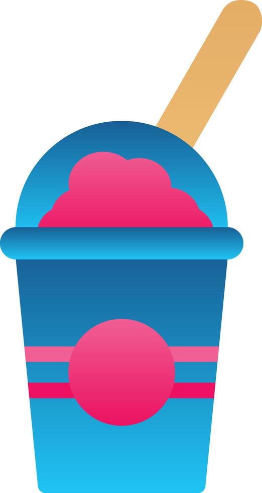 Milkshake Vector Icon Design