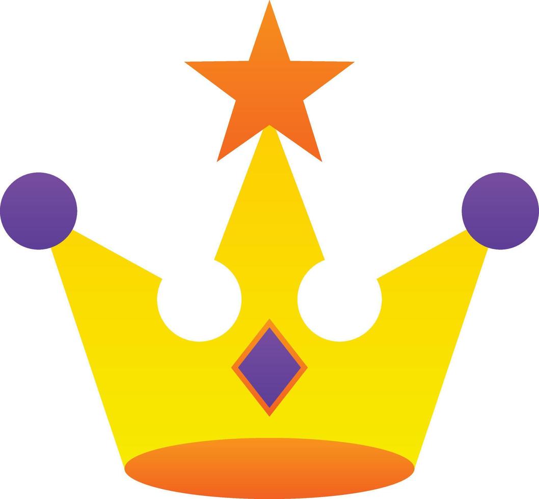 Crown Vector Icon Design