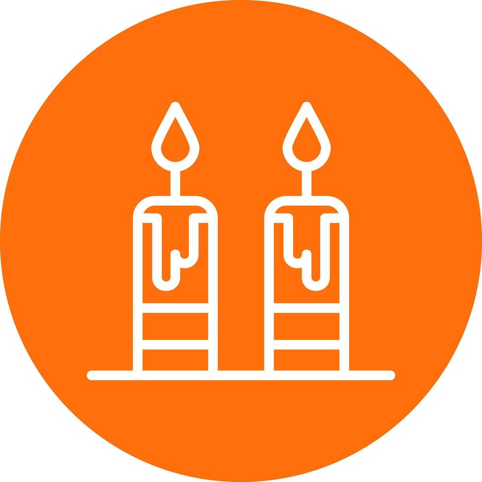 Candles Vector Icon Design