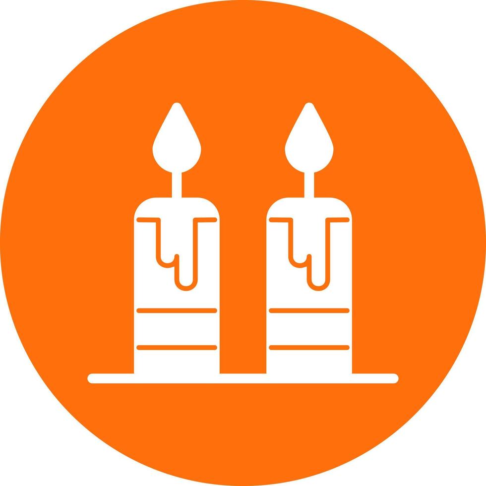 Candles Vector Icon Design