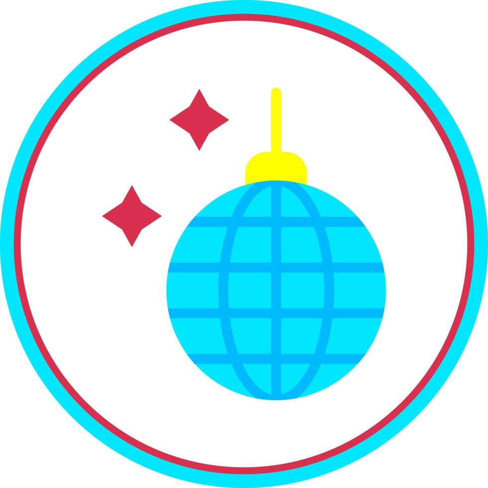 diseño de icono de vector de bola de discoteca