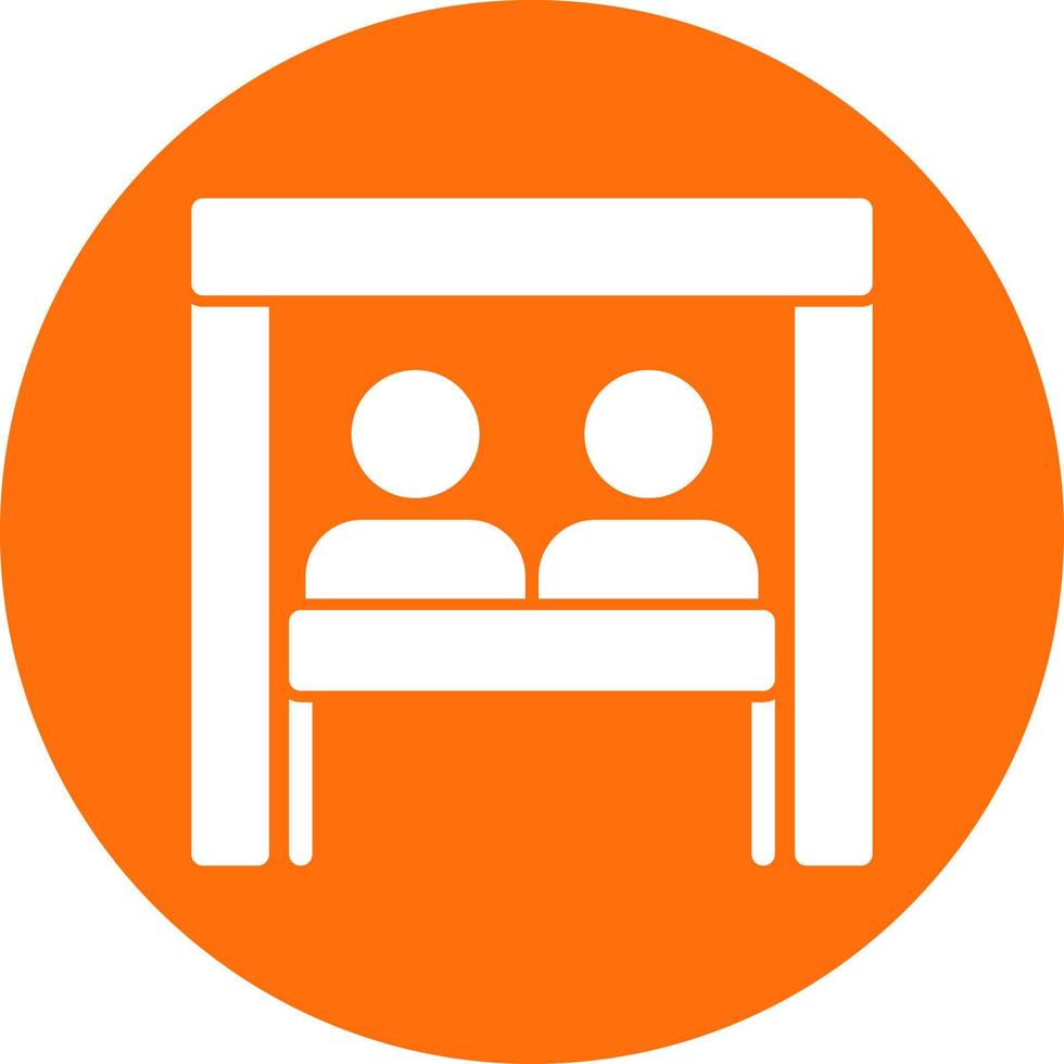 Virtual Team Room Vector Icon Design