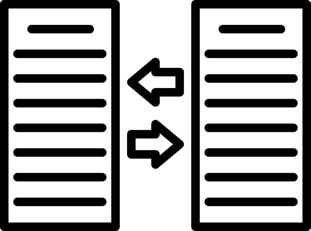 Files Exchange Vector Icon Design