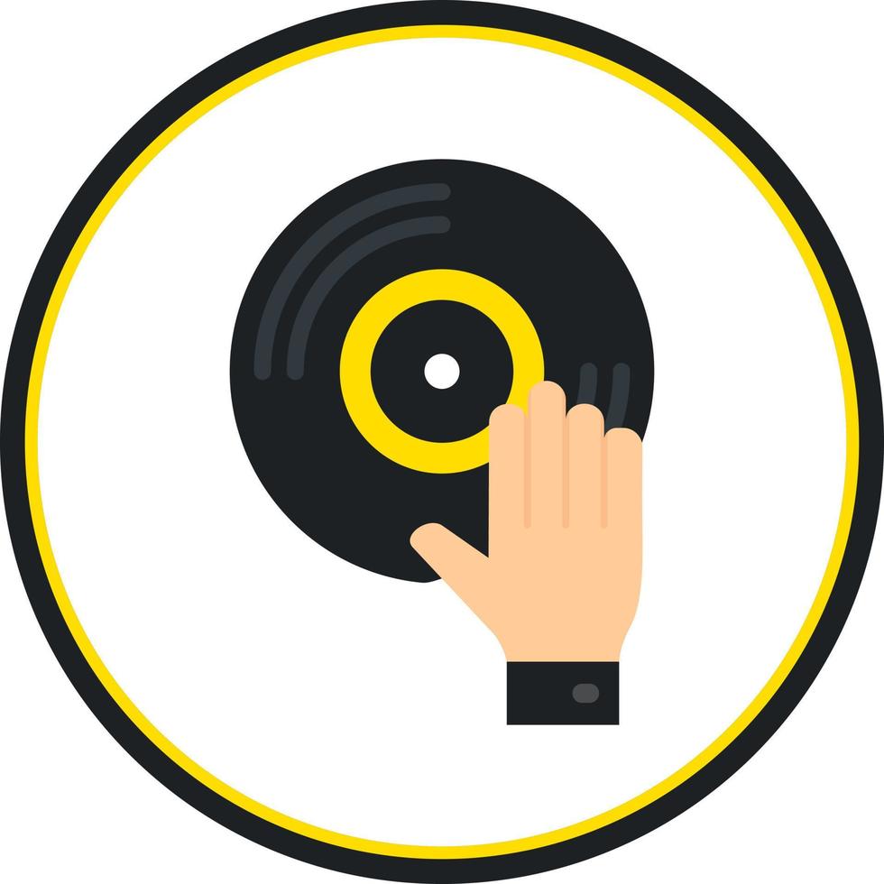 DJ Vector Icon Design