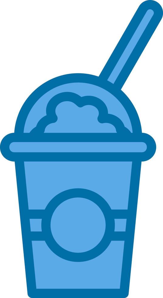 Milkshake Vector Icon Design