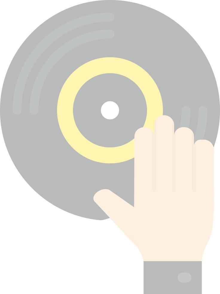 diseño de icono de vector de DJ