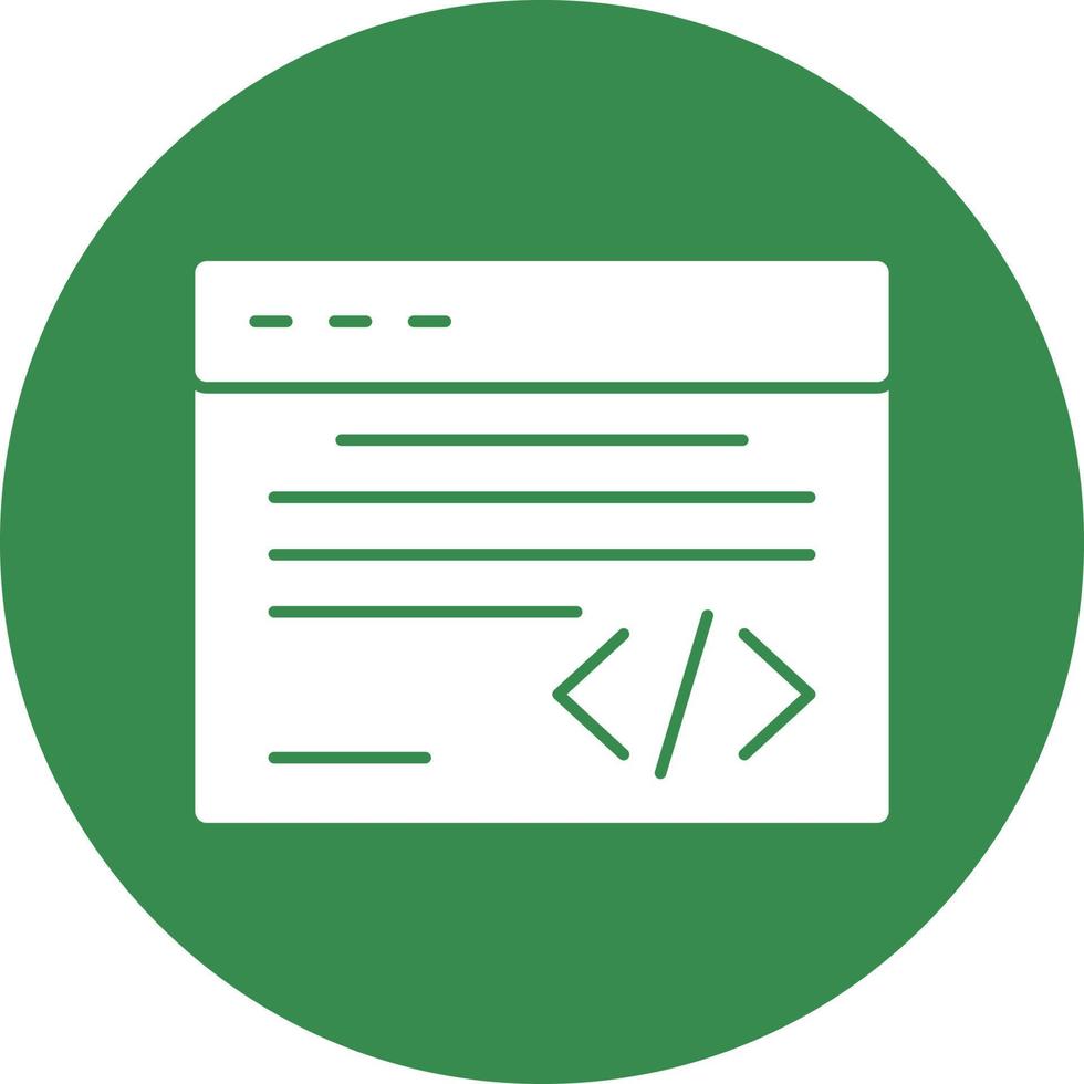 Code Vector Icon Design