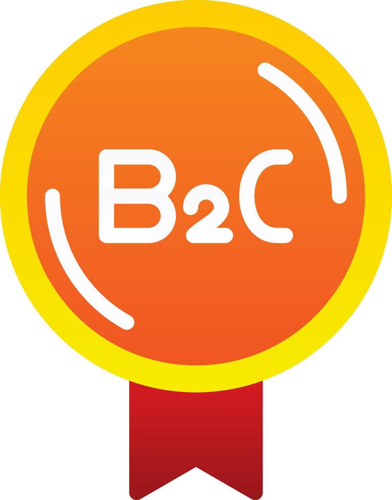 B2C Vector Icon Design