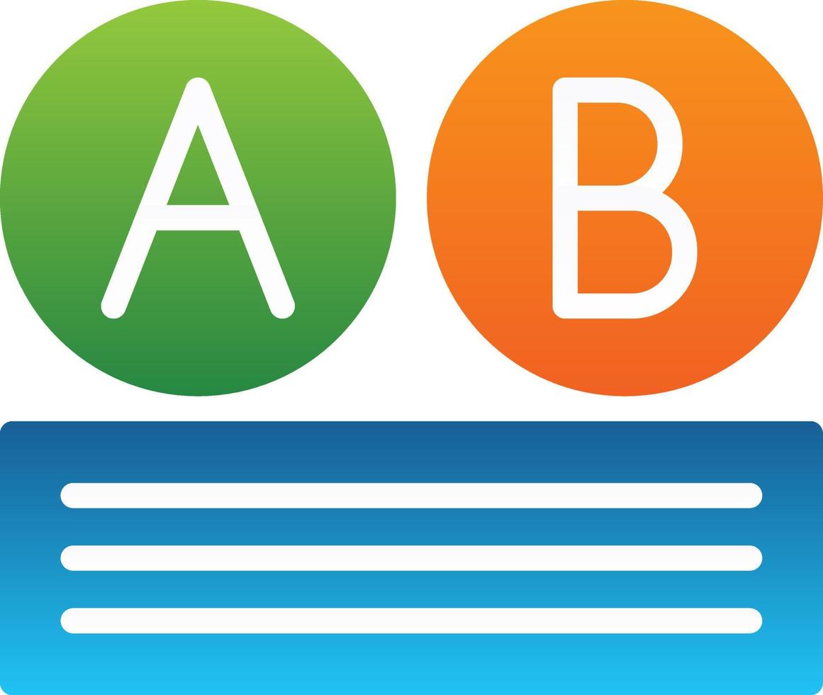 Ab Testing Vector Icon Design