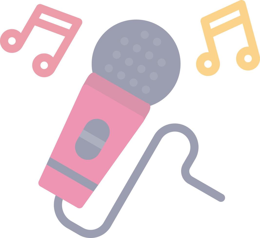 diseño de icono de vector de karaoke