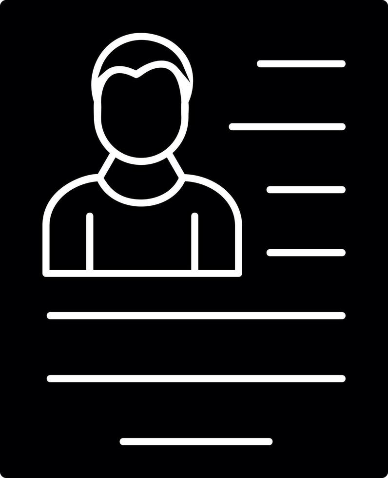 Resume Vector Icon Design