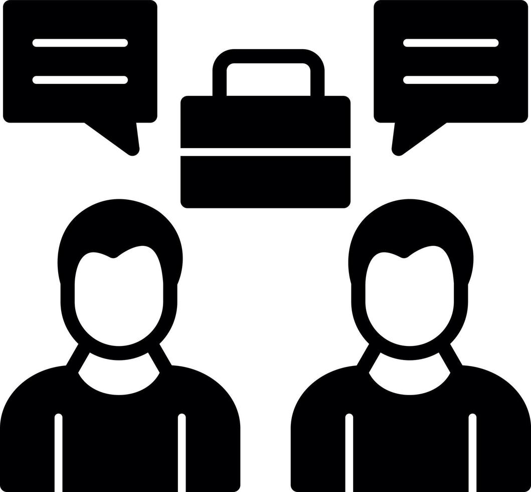 Business Dialog Vector Icon Design