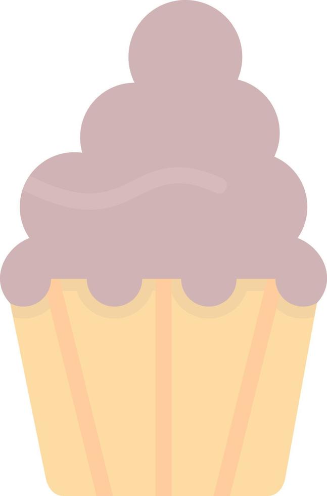 diseño de icono de vector de cupcake