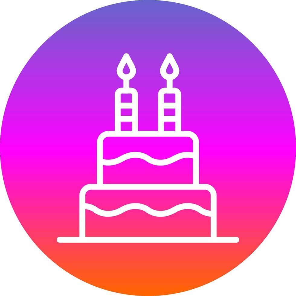 Cake Vector Icon Design