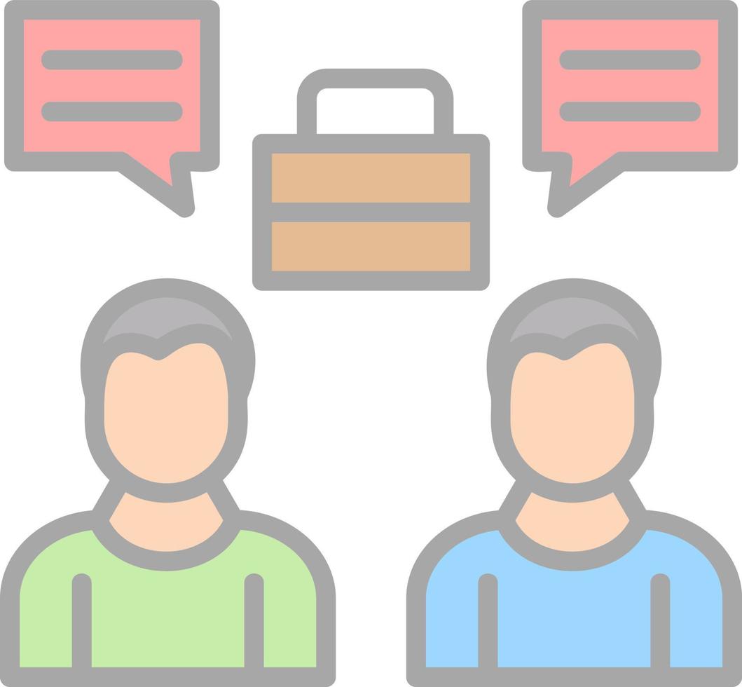 Business Dialog Vector Icon Design