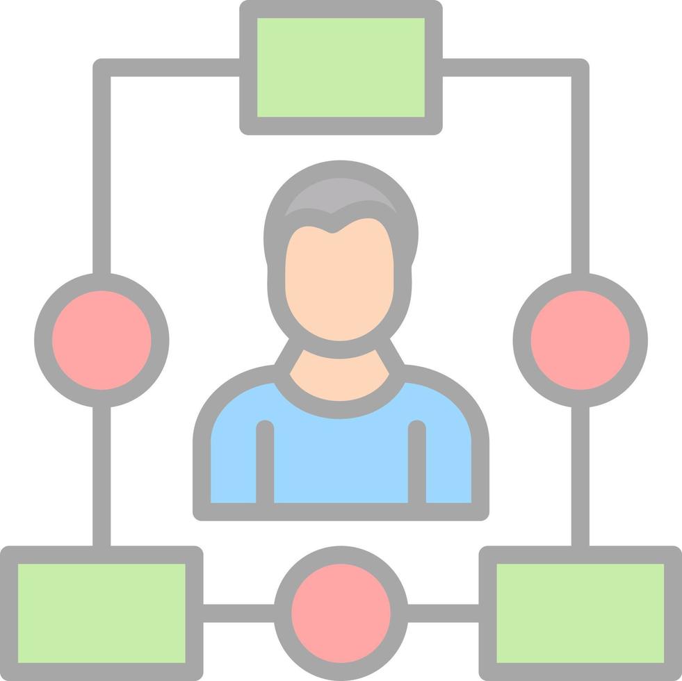 Workflow Vector Icon Design