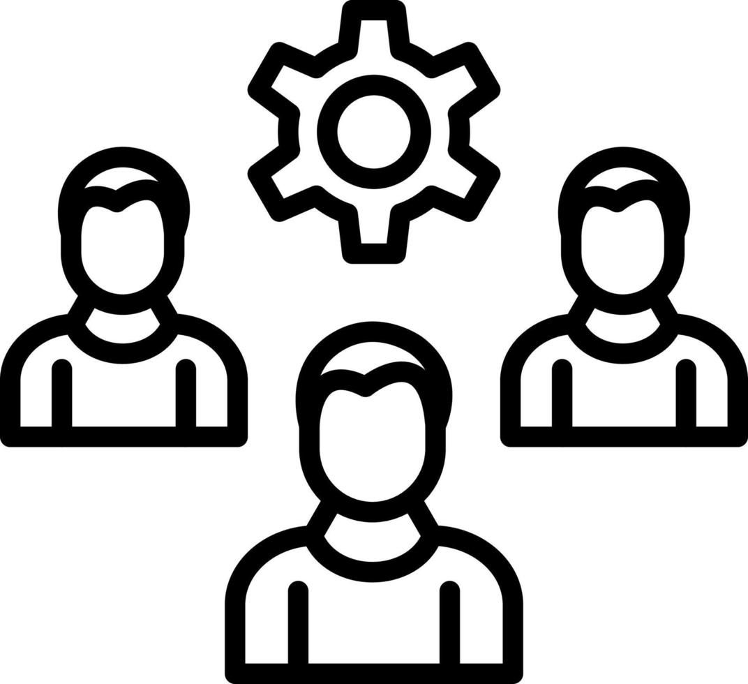 Employee Management Vector Icon Design