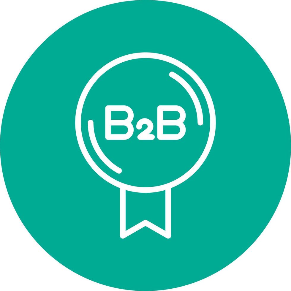 diseño de icono de vector b2b