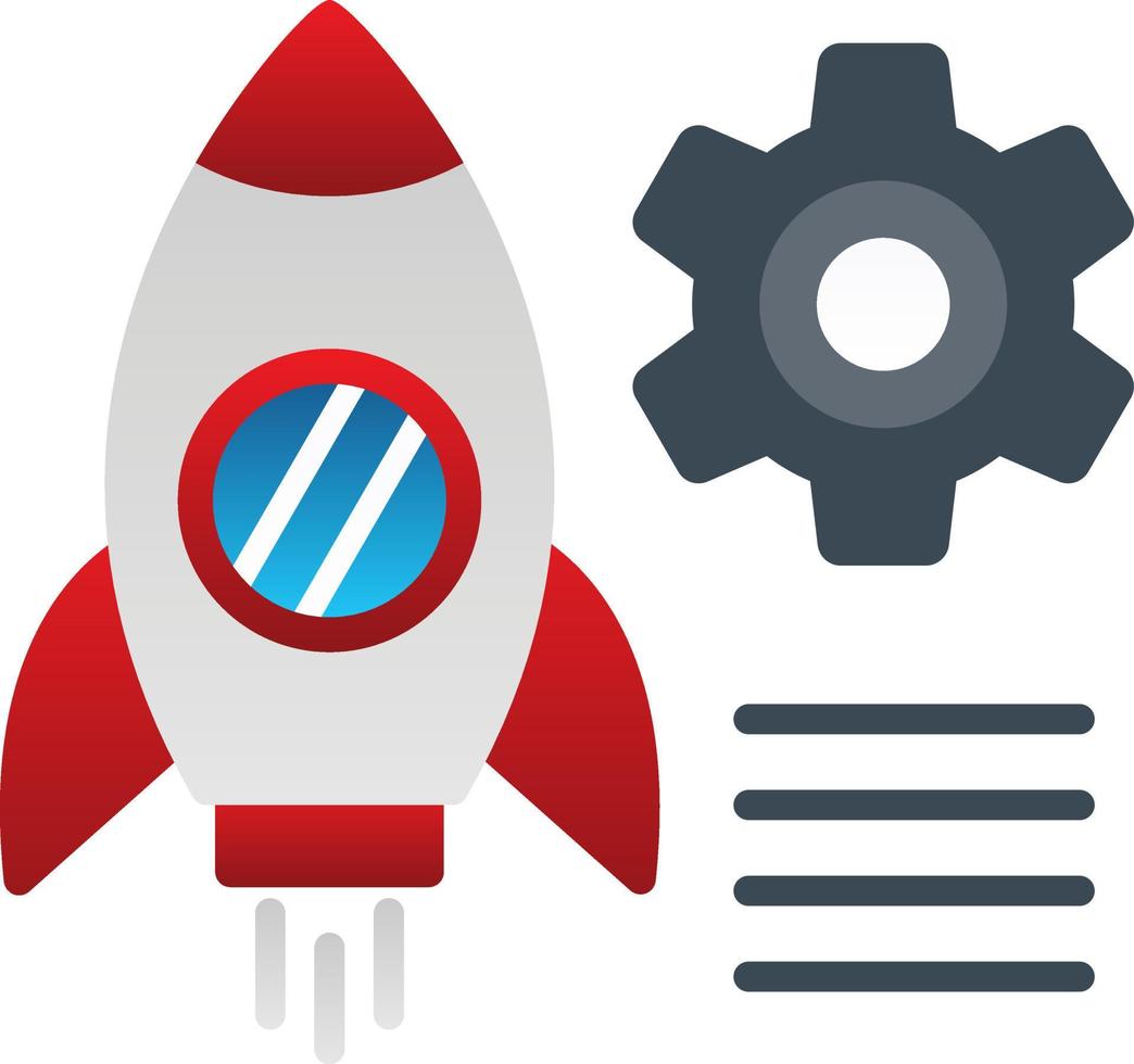 Launch Optimization Vector Icon Design