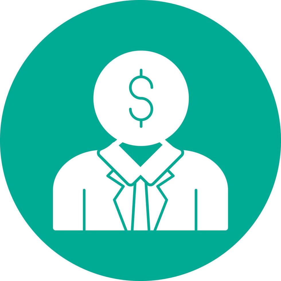 Junior Sales Rep Vector Icon Design
