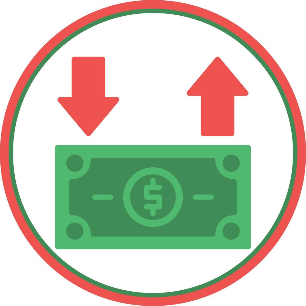 Cash Flow Vector Icon Design