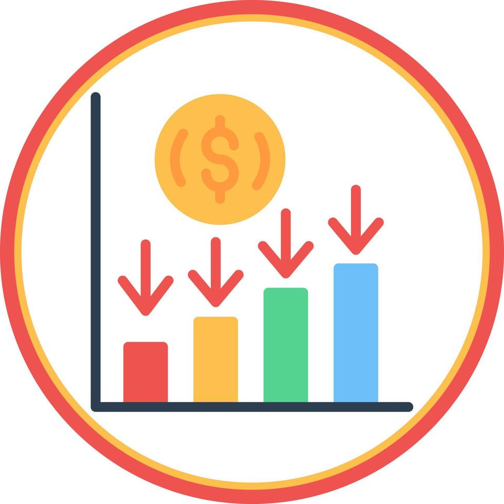 Average Dollar Sale Vector Icon Design