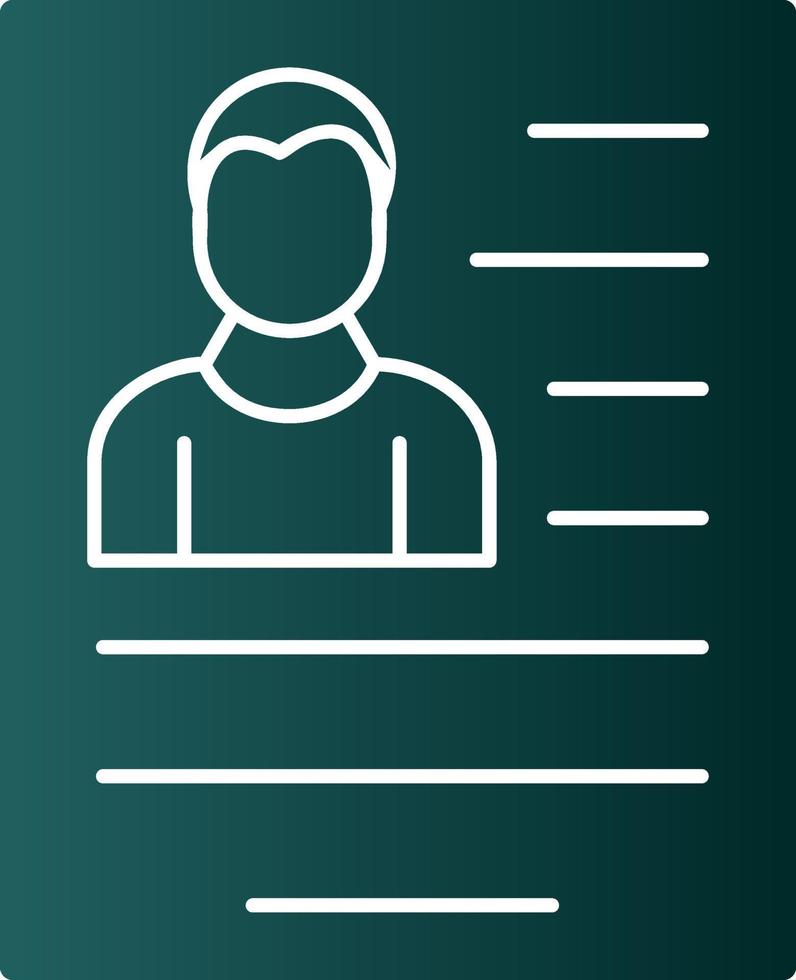 Resume Vector Icon Design