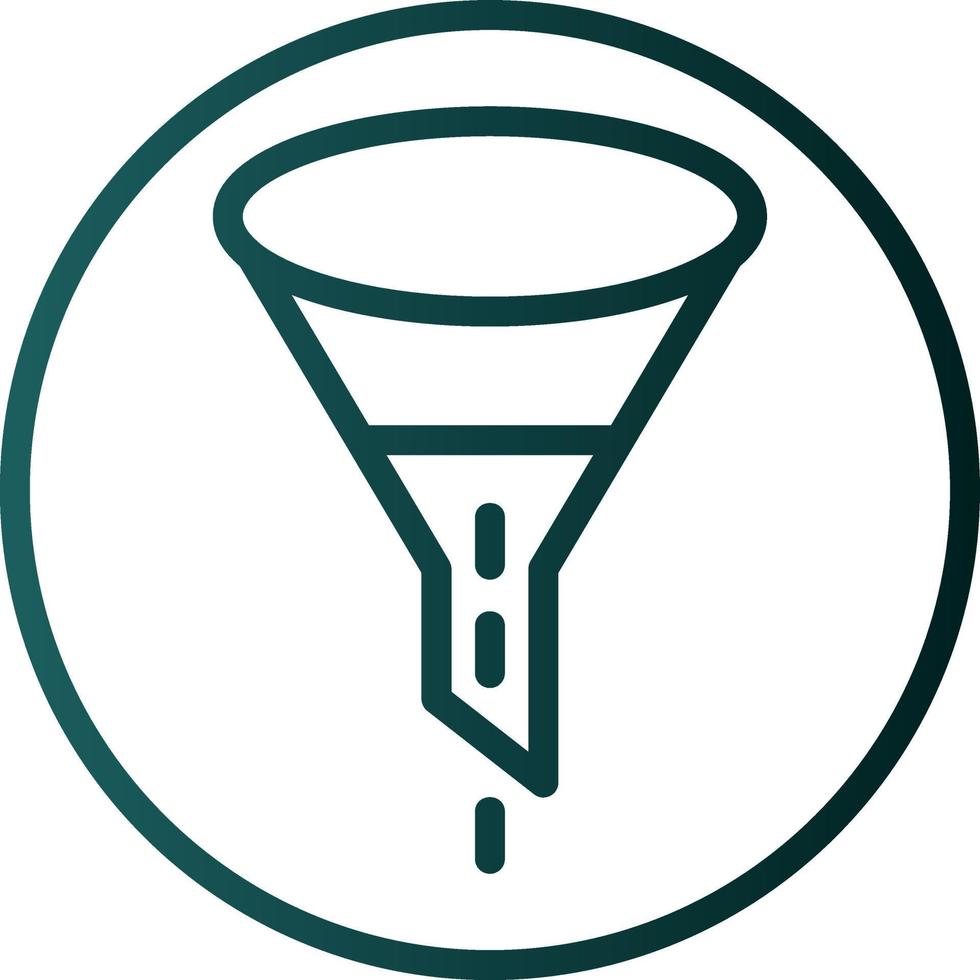 Funnel Vector Icon Design