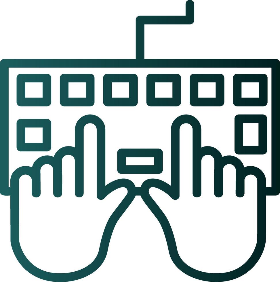 Data Entry Vector Icon Design